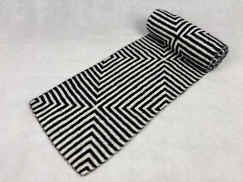 Schal «Illusion der Quadrate» - Eine Double Face Strickanleitung