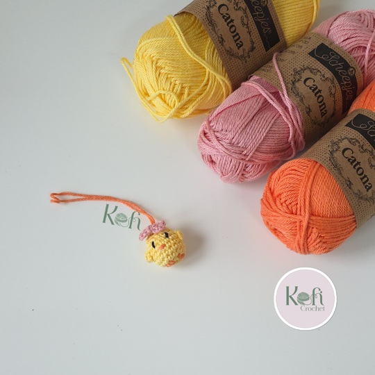 Kiki the Tiny Chick – No-Sew Micro Crochet Pattern