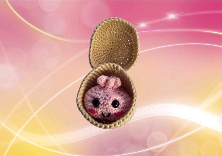 Dumpling mit Dämpfkorb, Sensorik/Fidget Toy, Häkelanleitung