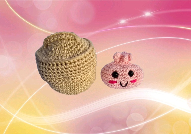 Dumpling mit Dämpfkorb, Sensorik/Fidget Toy, Häkelanleitung