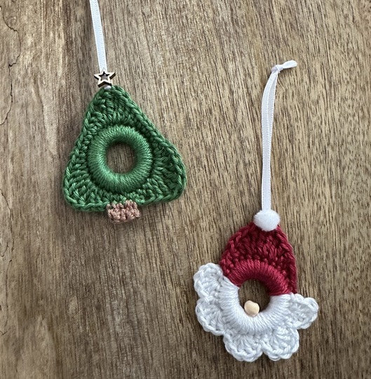 Häkelanleitung Anhänger Weihnachten Winter