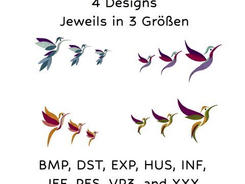 Kolibri Stickdatei Set