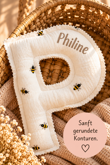 Stoffbuchstaben A–Z nähen – PDF-Schnittmuster für 26 Buchstaben