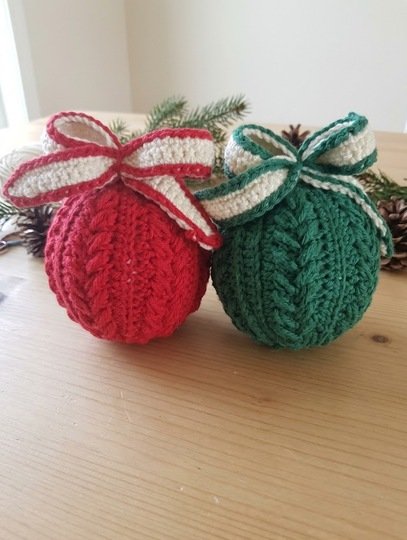 Crochet Christmas Bauble, Tree Ornaments – Absolute Beginner-Friendly