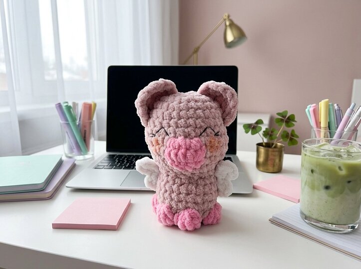 Crochet Pattern Lucky Piggy with Wings – Amigurumi