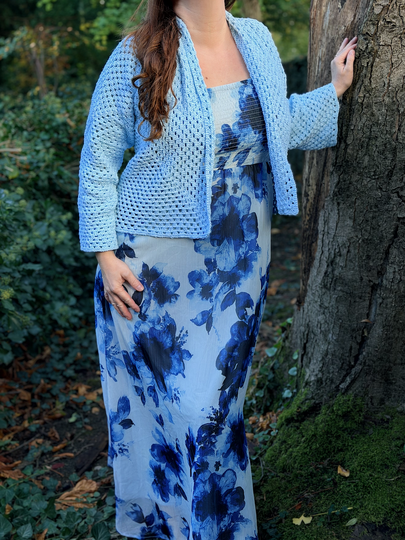 Häkelanleitung Hexagon-Cardigan "Clara"