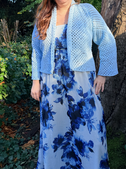 Häkelanleitung Hexagon-Cardigan "Clara"
