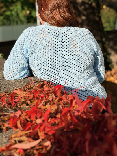 Häkelanleitung Hexagon-Cardigan "Clara"