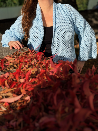 Häkelanleitung Hexagon-Cardigan "Clara"