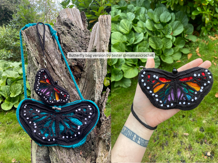 Monarch Butterfly Bag Crochet Pattern