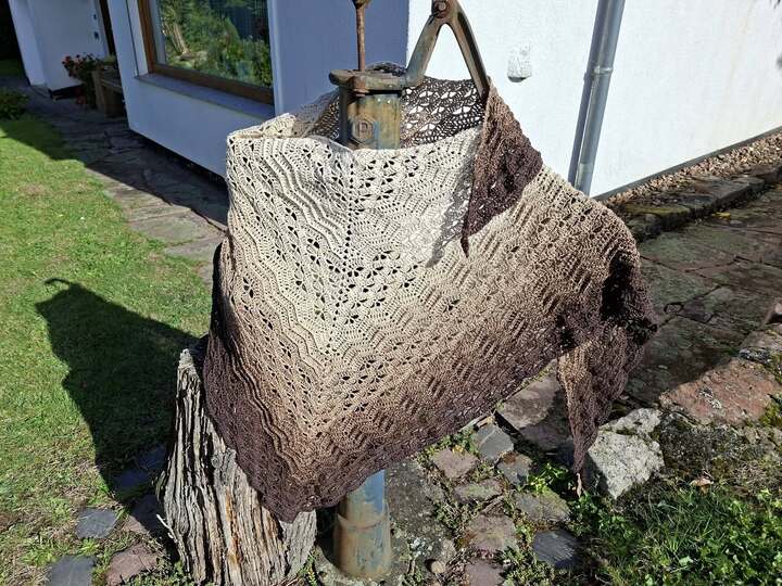 Häkelanleitung Tuch Ilvaelis