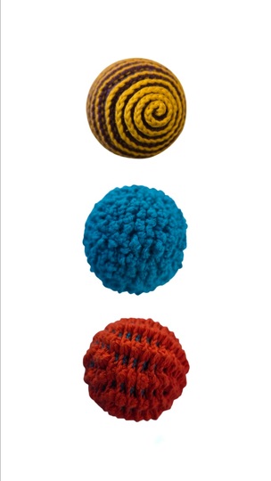3 in 1 Häkelanleitung Sensorik-Fidget Toy-Antistressbälle
