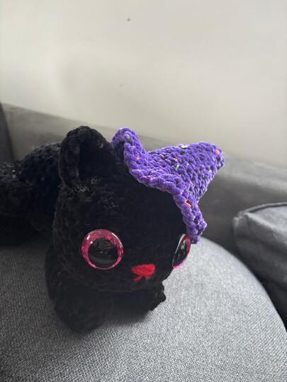 Halloween Häkelanleitung Set – 4 Amigurumi Katze, Gespenst, Spinne, Kürbis