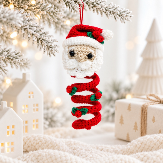 Spiral Santa Crochet Pattern