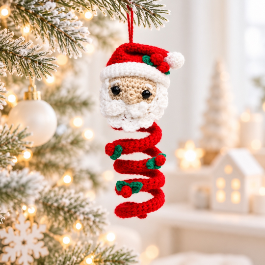 Spiral Santa Crochet Pattern