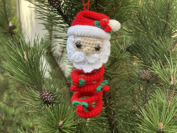 Spiral Santa Crochet Pattern