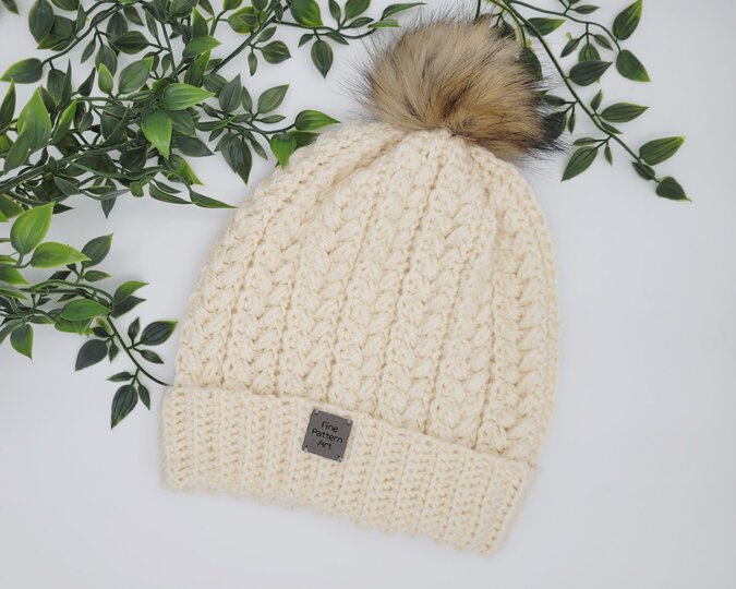 Häkelanleitung Mütze - Cottage Wheat Beanie