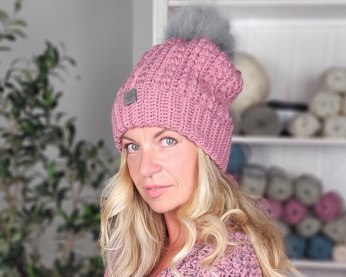 Häkelanleitung Mütze - Cottage Wheat Beanie