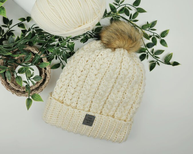Häkelanleitung Mütze - Cottage Wheat Beanie