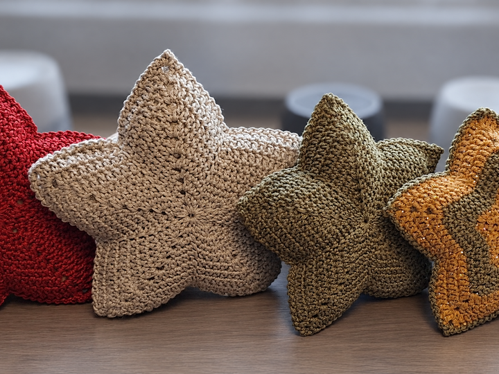 Little Star Pillow - Crochet Pattern