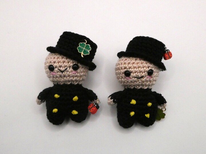 Kleine Schornsteinfeger "Piet & Pünktchen"