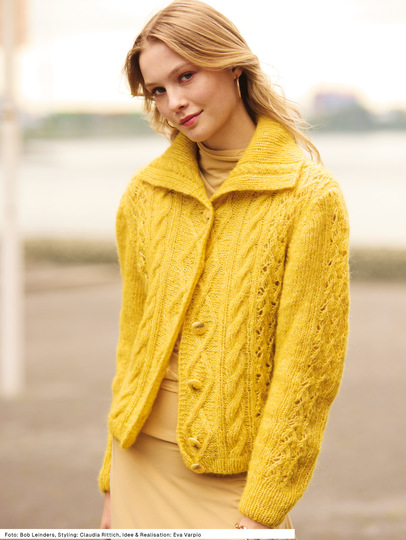 Jacke mit verschiedene Mustern