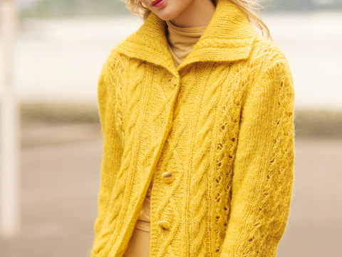 Jacke mit verschiedene Mustern