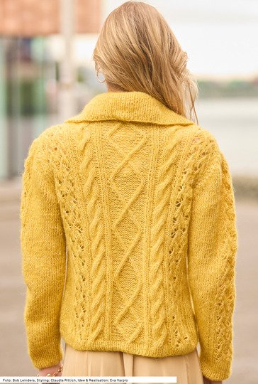 Jacke mit verschiedene Mustern