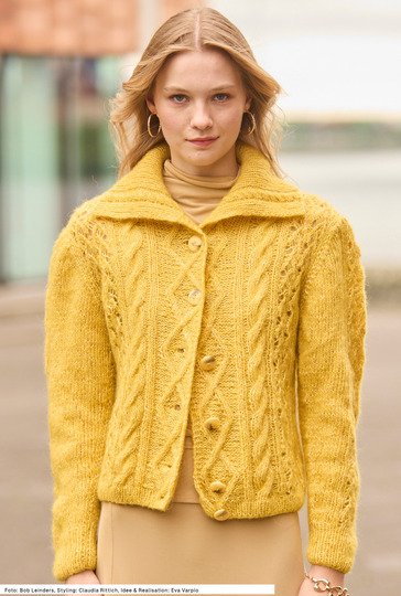 Jacke mit verschiedene Mustern