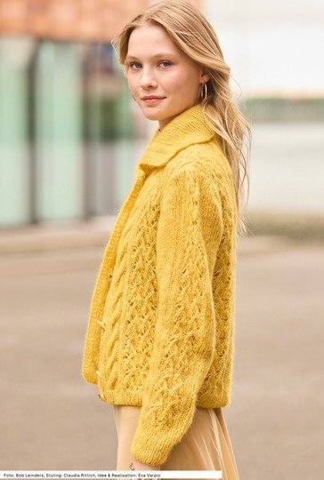 Jacke mit verschiedene Mustern