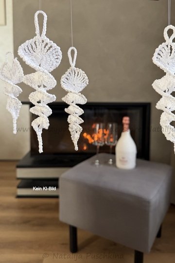 2 Reihen – 1 Weihnachtswunder: Der 3D-Spiral-Eiszapfen