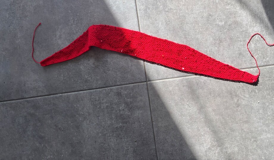 Strickanleitung Kinderschal mit Perlmuster | Schal stricken für Kinder