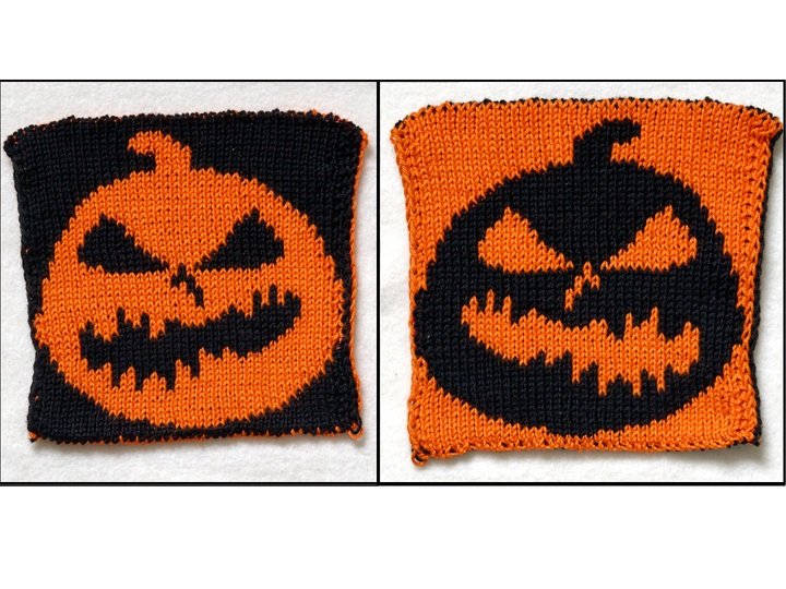 Knitting pattern set "Pumpkin Heads" (6 designs)