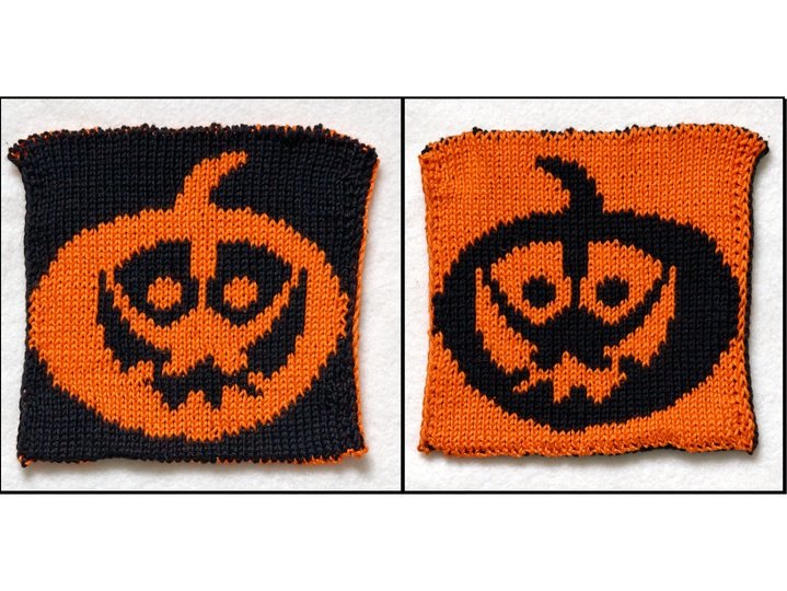 Knitting pattern set "Pumpkin Heads" (6 designs)