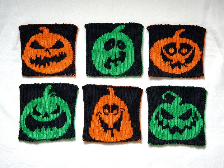 Strickanleitung Set "Kürbisköpfe" (6 Designs)