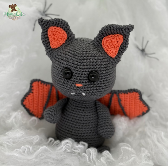 Kuschel Fledermaus, mini - Häkelanleitung