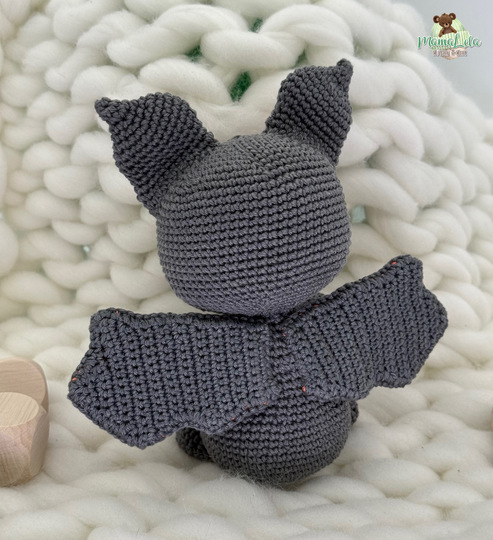 Kuschel Fledermaus, mini - Häkelanleitung