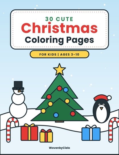 30 Christmas Coloring Pages for Kids