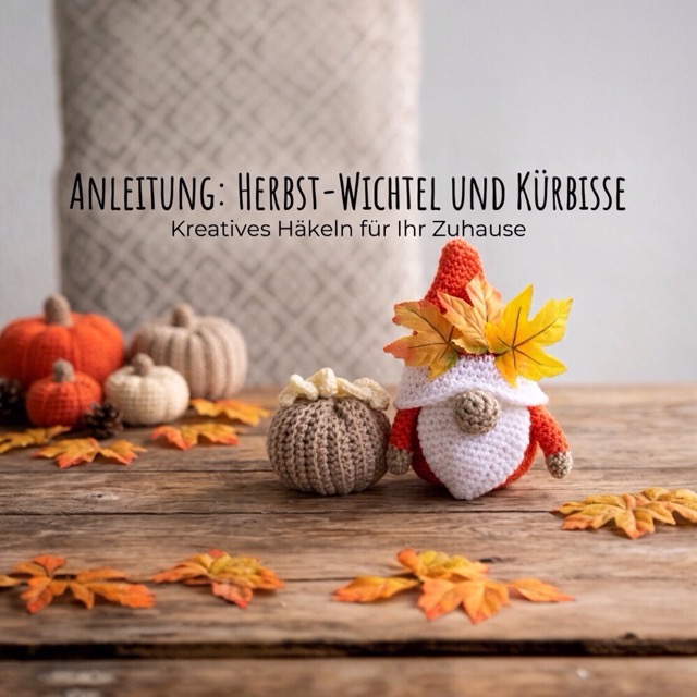 Häkelanleitung Wichtel Herbst  - 26,5 cm groß - Bild 3