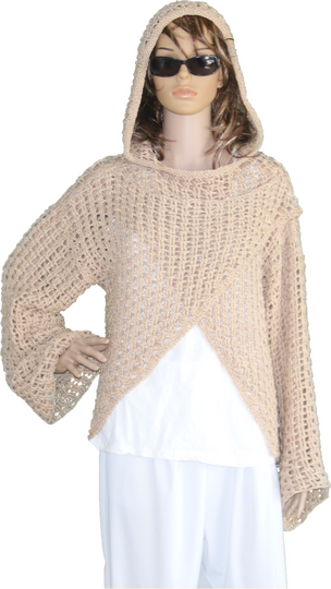 Smilla’s Crossover Crochet Hoodie No. 032