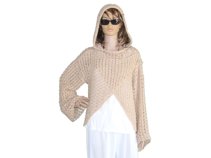 Smilla’s Crossover Crochet Hoodie No. 032