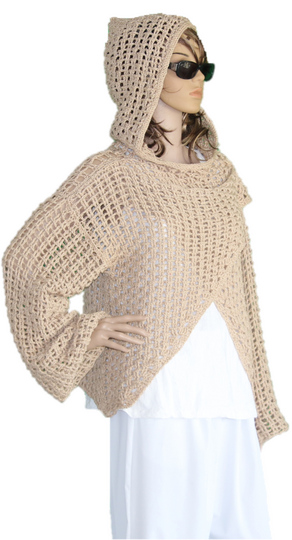 Smilla’s Crossover Crochet Hoodie No. 032