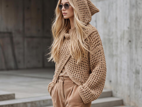 Smilla‘s Crossover Häkel-Hoody No. 032