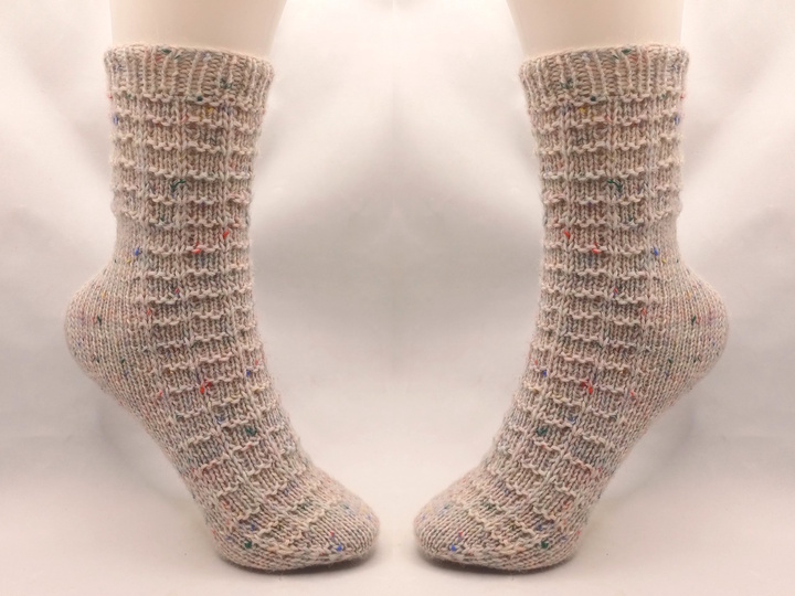 Easily knit socks! Fixe Quicky Heel, 'Memory', sizes EU 34–47, 6-ply