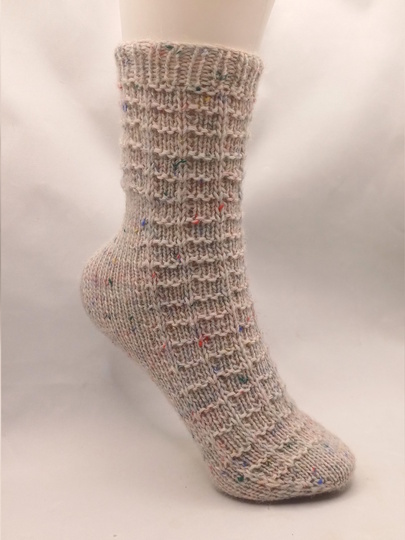 Easily knit socks! Fixe Quicky Heel, 'Memory', sizes EU 34–47, 6-ply