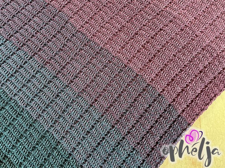 Häkelanleitung für das Dreieckstuch COSY Rails asymmetrisch