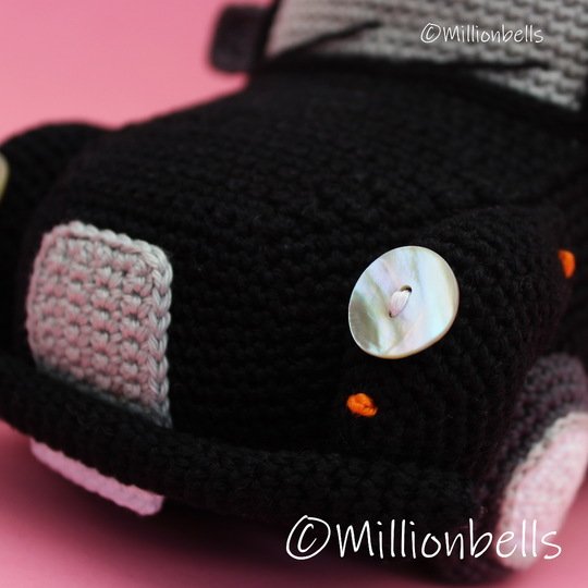 Amigurumi London Taxi Crochet Pattern Classic Black Cab Toy Car