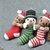 Häkelanleitung kleine Weihnachtssocke mit Schneemann & Bär