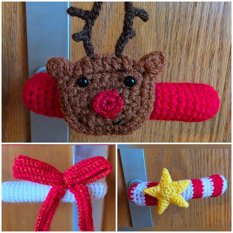 Häkelanleitung Türgriff - Deko - Weihnachten - Bild 3