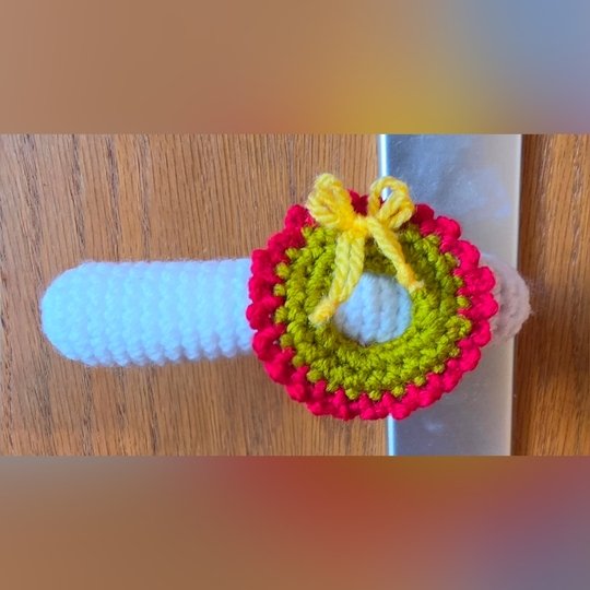Häkelanleitung Türgriff - Deko - Weihnachten